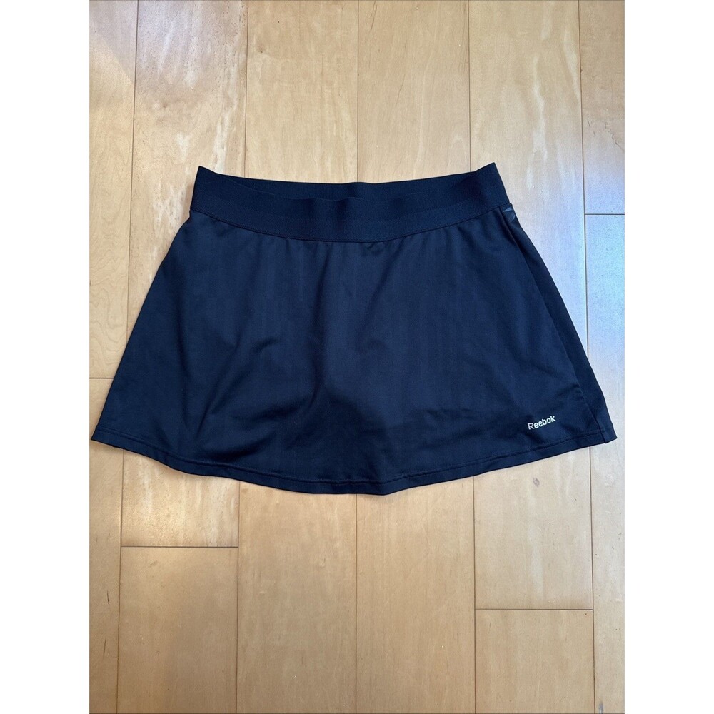 TENNIS SKIRT Reebok Black Women’s Stretch Spandex Skirt Size M